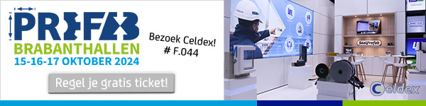 Bezoek Celdex op de PREFAB beurs in Den Bosch!