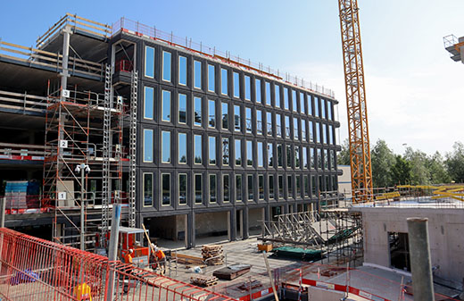 Edge Eindhoven in aanbouw.