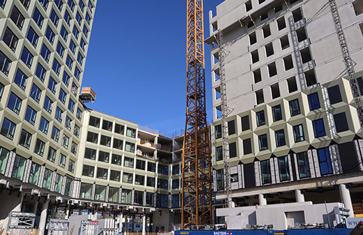 Project High Five, Utrecht in aanbouw.