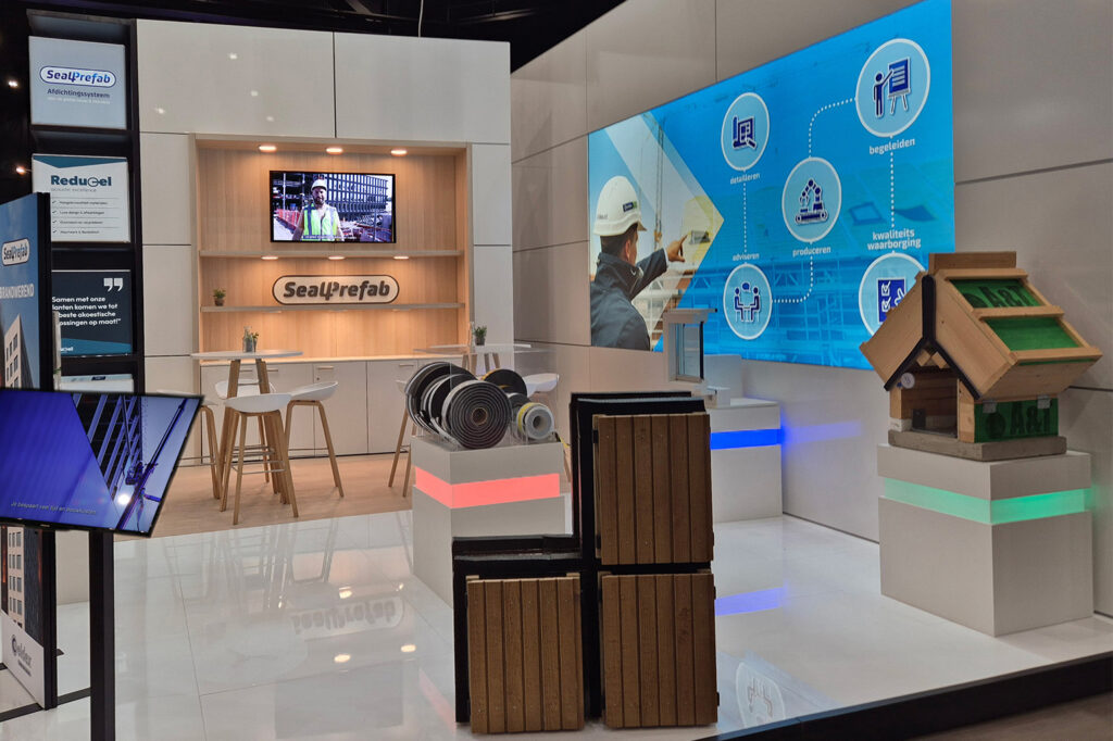 Celdex stand op Prefab Vakbeurs.
